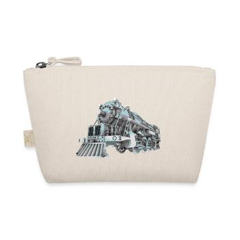 Lokomotive, Dampflokomotive, Eisenbahn, Zug - Bio-Täschchen - Natur - Vorne