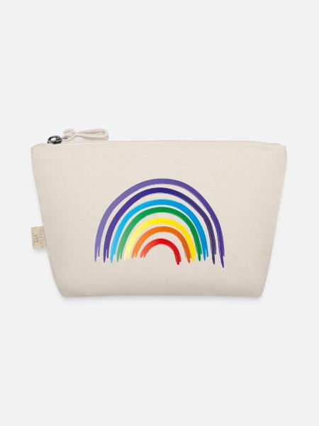 Rainbow as a symbol of hope and equality - Organic Pouch - nature - Front