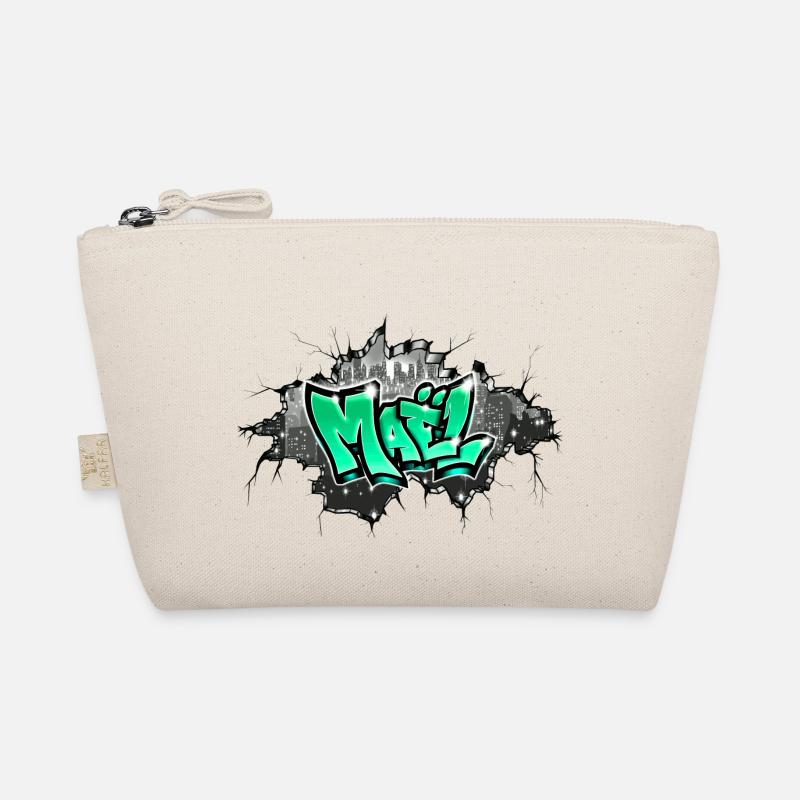 Mael Graffiti Name - Bio-Täschchen - Natur