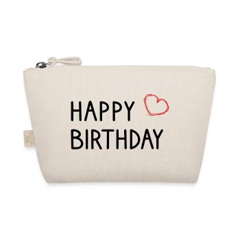 HAPPY BIRTHDAY HAPPY BIRTHDAY. - Organic Pouch - nature - Front