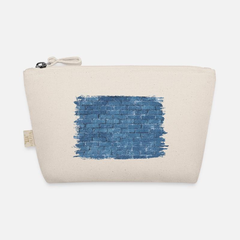 Die Mauer Muster - Ölmalerei Bio-Täschchen