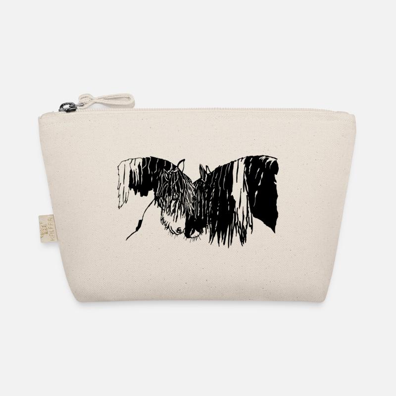 gorgeous tinker riding horses Organic Pouch