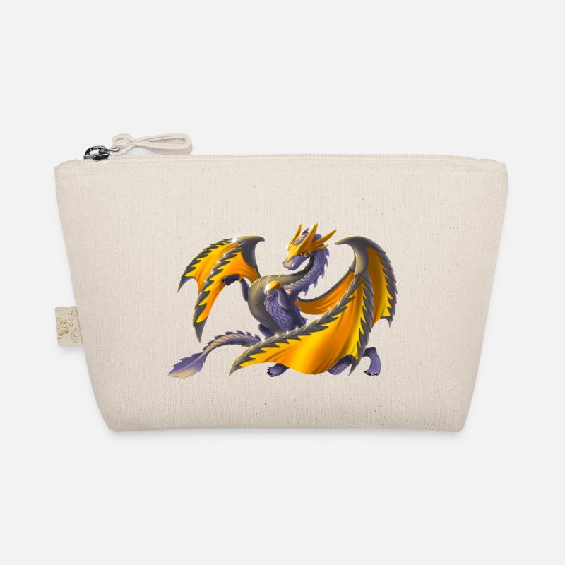 Magischer Metall Drache - Drachen der Elemente Bio-Täschchen