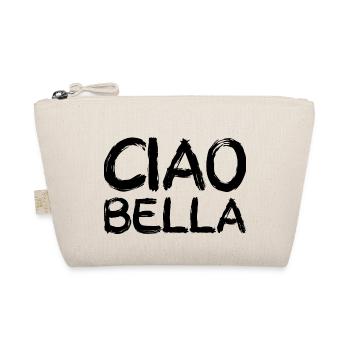 ciao bella, black - Organic Pouch - nature - Front