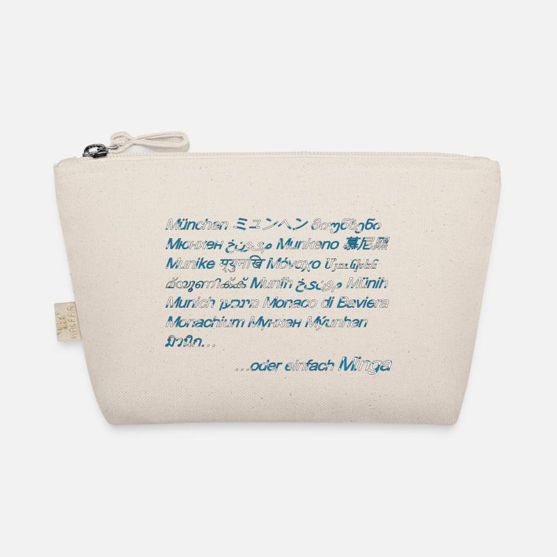 Munich blue white Organic Pouch