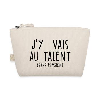 j'y vais au talent - Trousse biologique - nature - Devant