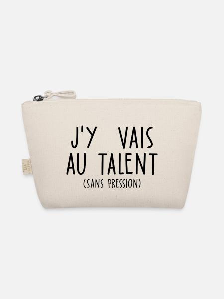 j'y vais au talent - Trousse biologique - nature - Devant