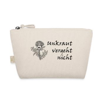 Unkraut vergeht nicht, light - Bio-Täschchen - Natur - Vorne