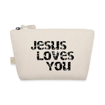 Jesus loves you - Trousse biologique - nature - Devant
