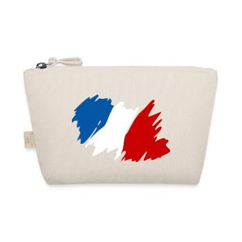 France French flag Frenchman France decoration - Organic Pouch - nature - Front