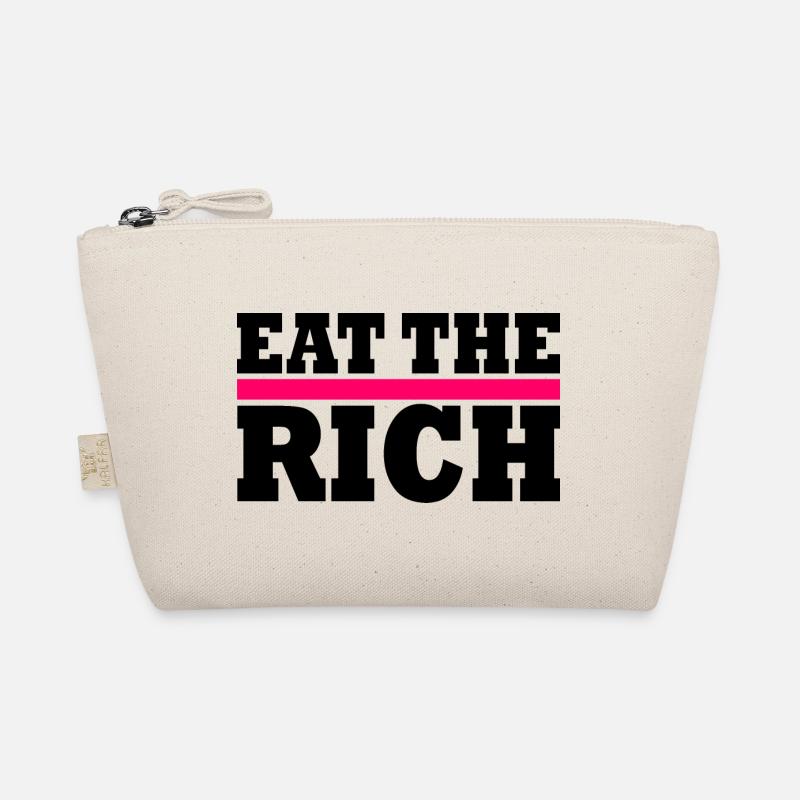 Eat the rich - Bio-Täschchen - Natur