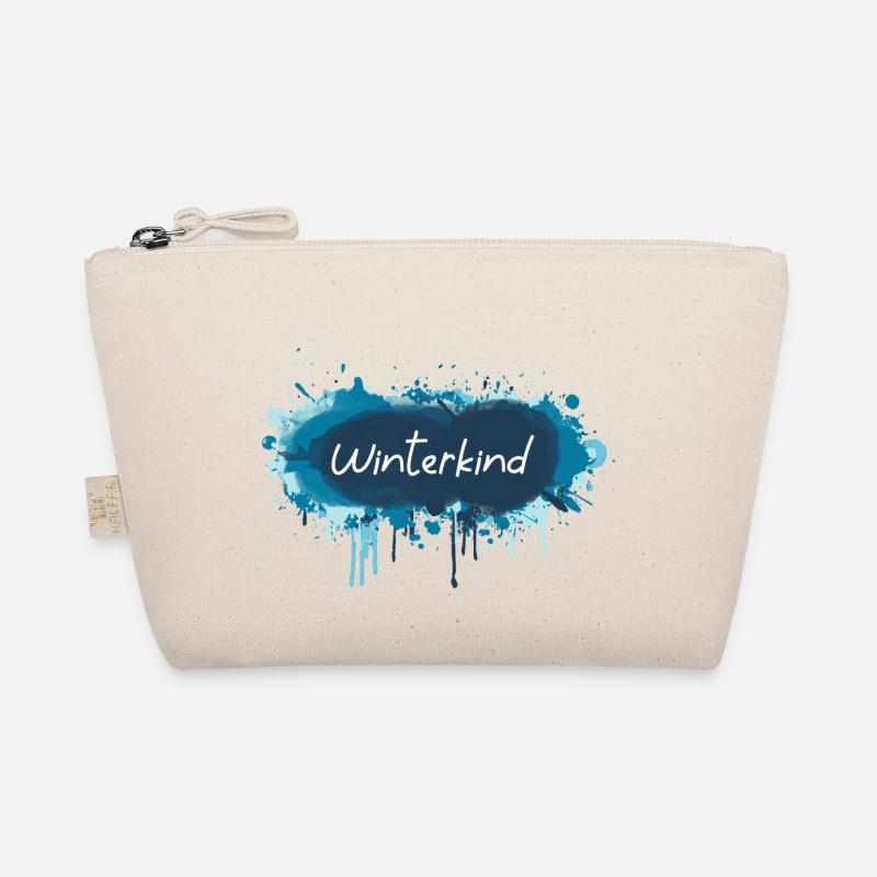 Winterkind Blau Bio-Täschchen