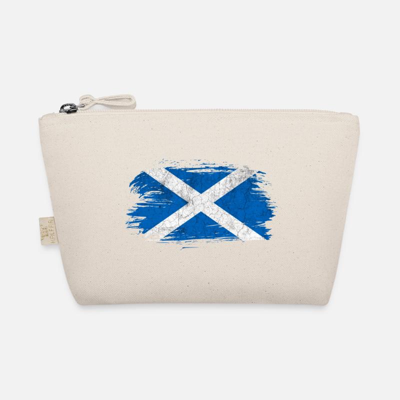 Drapeau vintage Ecosse Trousse biologique