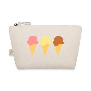 crème glacée crème glacée fraise glace vanille crème glacée chocolat glace - Trousse biologique - nature - Devant