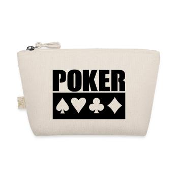 Poker - Bio-Täschchen - Natur - Vorne