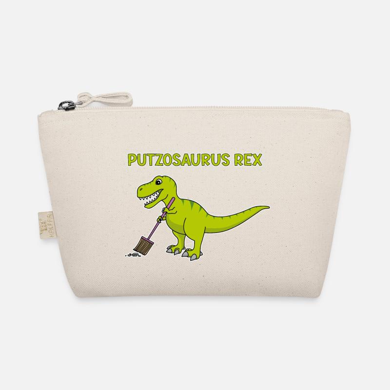 T-Rex Broom Cleaning Putzosaurus Organic Pouch