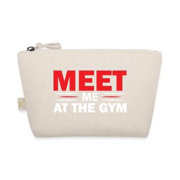 Motivational Saying Fitness Workout Design - Organic Pouch - nature - Front
