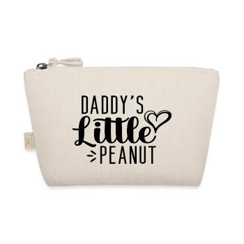 Daddy´s little Peanut - Bio-Täschchen - Natur - Vorne