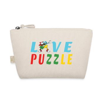 Liebe Puzzle - Bio-Täschchen - Natur - Vorne