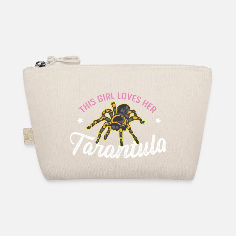 Loves Tarantula Arachnophiles. Gift Organic Pouch