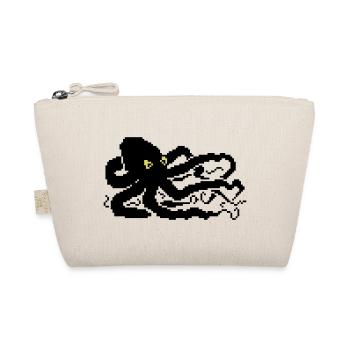 Pieuvre pixel 8 bits - Trousse biologique - nature - Devant