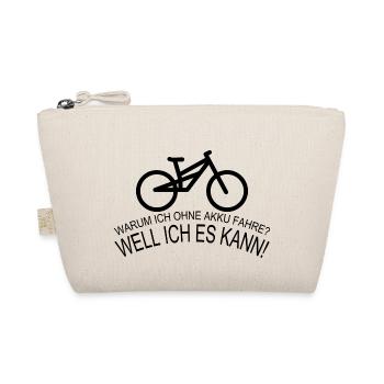 Triathlon Swim Bike Run Marathonun - Bio-Täschchen - Natur - Vorne
