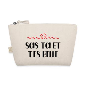 Sois toi et t'es belle - Trousse biologique - nature - Devant