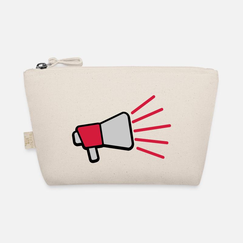 Laute Rede Symbol Megafon Bio-Täschchen