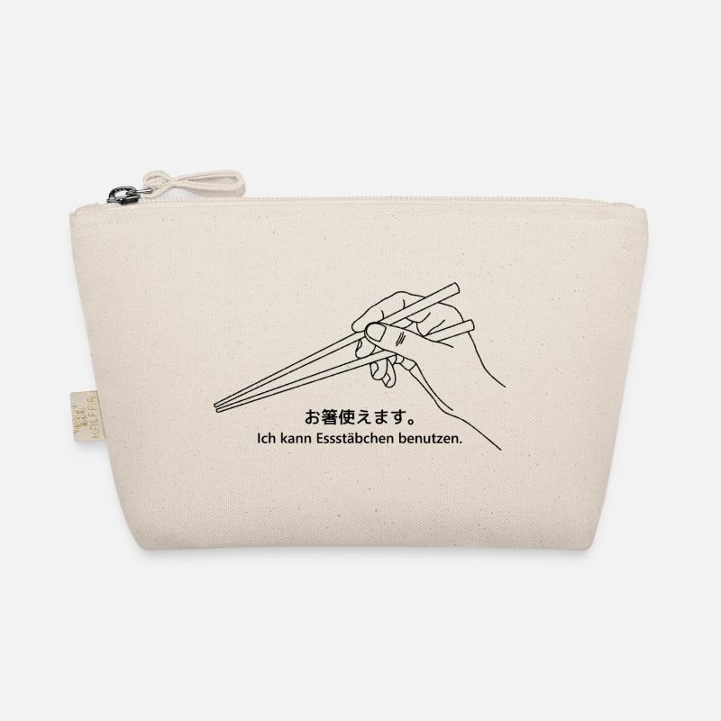 Ich kann Essstäbchen benutzen Bio-Täschchen