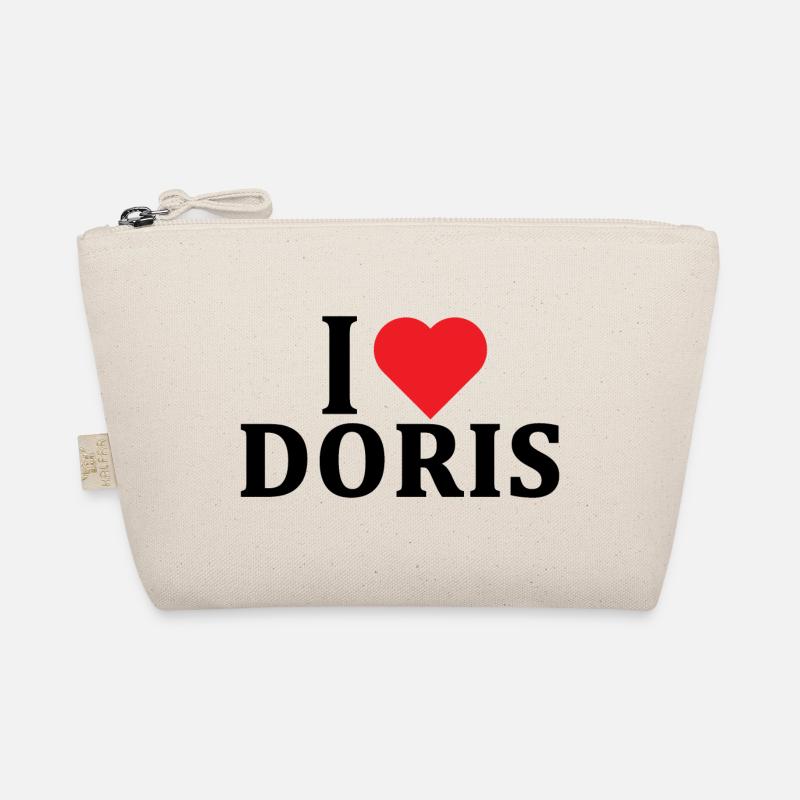 T-Shirt Ich liebe Doris T-Shirt Geschenkidee Bio-Täschchen