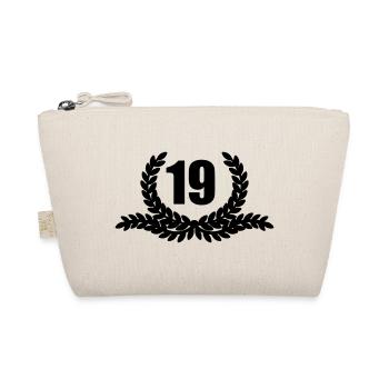 Lauwerkrans 19 YEARS - Organic Pouch - nature - Front