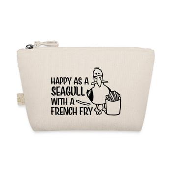 French Fry Happy Seagull - Organic Pouch - nature - Front