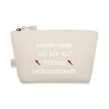 Büro lustiger Spruch Laune Geschenkidee Medikament - Bio-Täschchen - Natur - Vorne