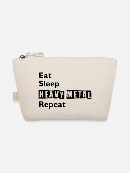 Eat - Sleep - Heavy Metal - Repeat - Organic Pouch - nature - Front