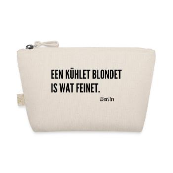 Berliner Schnauze - Bio-Täschchen - Natur - Vorne
