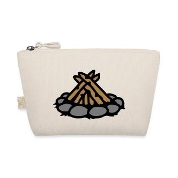 Campfire without fire Camping - Organic Pouch - nature - Front