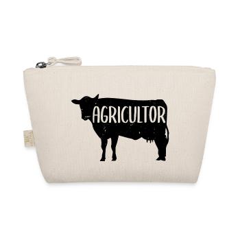 Agriculteur Graphic Cow Farmer Agriculture Tractor - Bio-Täschchen - Natur - Vorne
