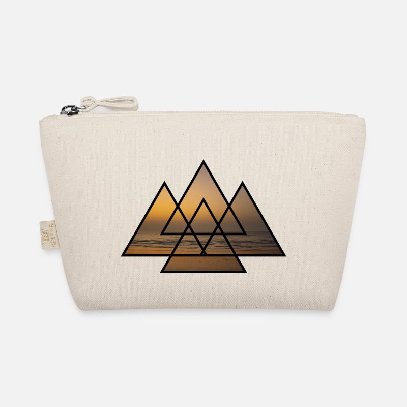 T-Shirt Triangle Plage Vacances Mer Cadeaux Vacances Trousse biologique