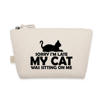 sorry cat was sitting - Bio-Täschchen - Natur - Vorne
