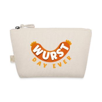German Germany German Flag Wurst Day Ever Pun - Organic Pouch - nature - Front
