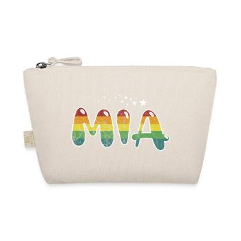 Prénom Mia Nom de jeune fille cadeau - Trousse biologique - nature - Devant