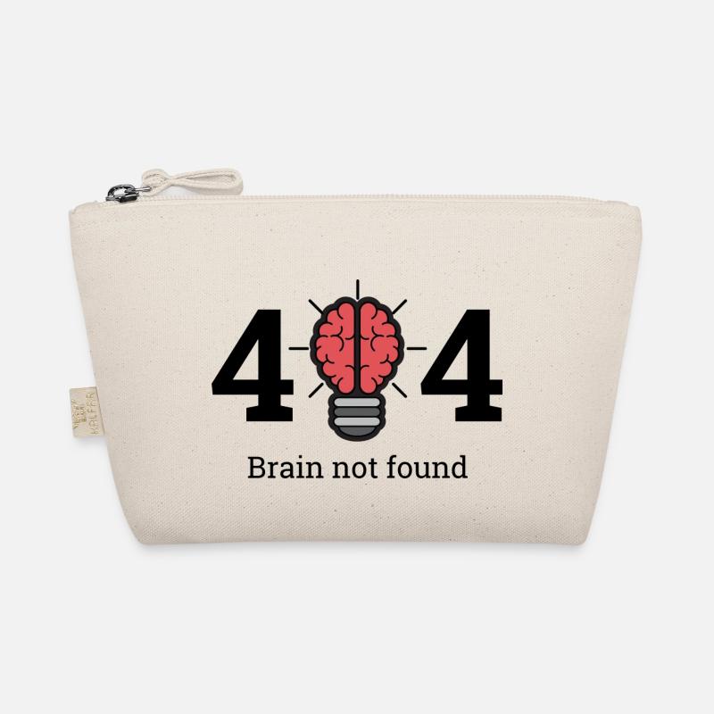 404 - brain not found - Bio-Täschchen - Natur
