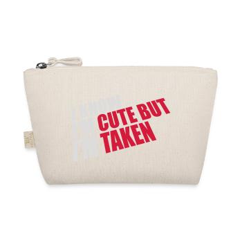 cute but taken quote - Organic Pouch - nature - Front