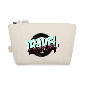 camping beer travel typography eat sleep travel - Organic Pouch - nature - Front
