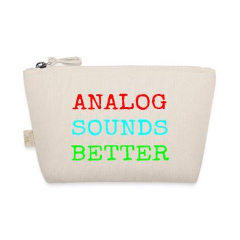 Analog Sound Better - Bio-Täschchen - Natur - Vorne