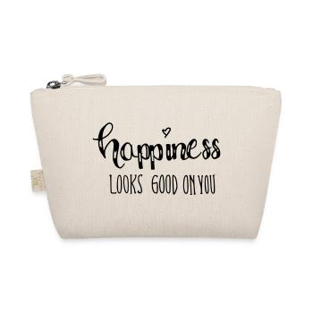 happiness looks good on you - Bio-Täschchen - Natur - Vorne