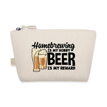 Homebrewing Is My Hobby Beer Is My Reward Brewing - Bio-Täschchen - Natur - Vorne