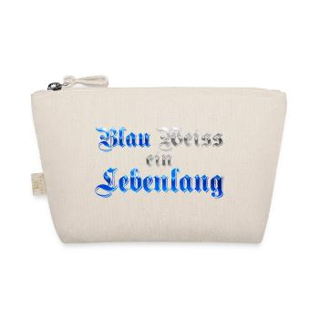 Blau Weiss ein Lebenlang - Bio-Täschchen - Natur - Vorne