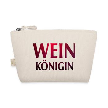 Wein Königin rot - Bio-Täschchen - Natur - Vorne