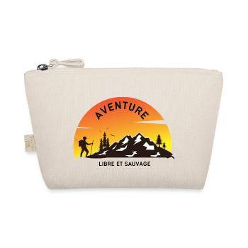 Aventure, libre et sauvage, cadeau pour aventurier - Trousse biologique - nature - Devant